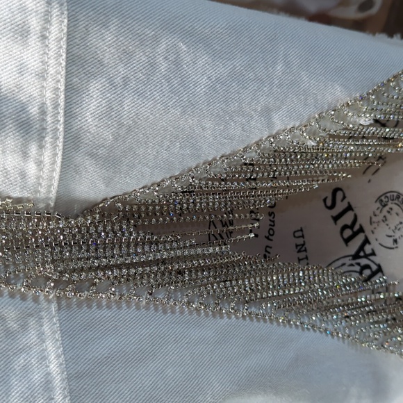 Rhinestone jean jacket - Picture 2 of 5